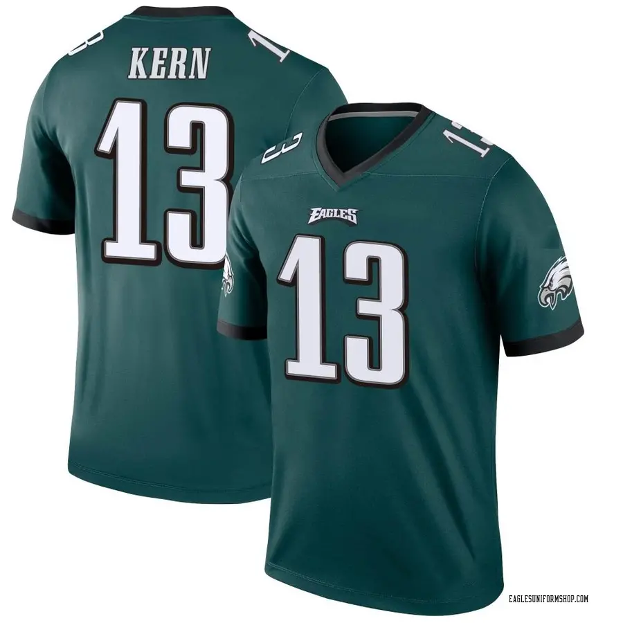 Nike Brett Kern Philadelphia Eagles Youth Legend Green Jersey