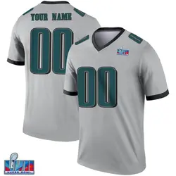 Men's Nike Dallas Goedert Midnight Green Philadelphia Eagles Super Bowl  LVII Patch Game Jersey