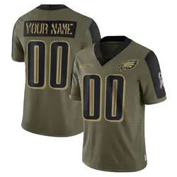 Darren Sproles Philadelphia Eagles Men's Legend Olive Salute to Service T- Shirt