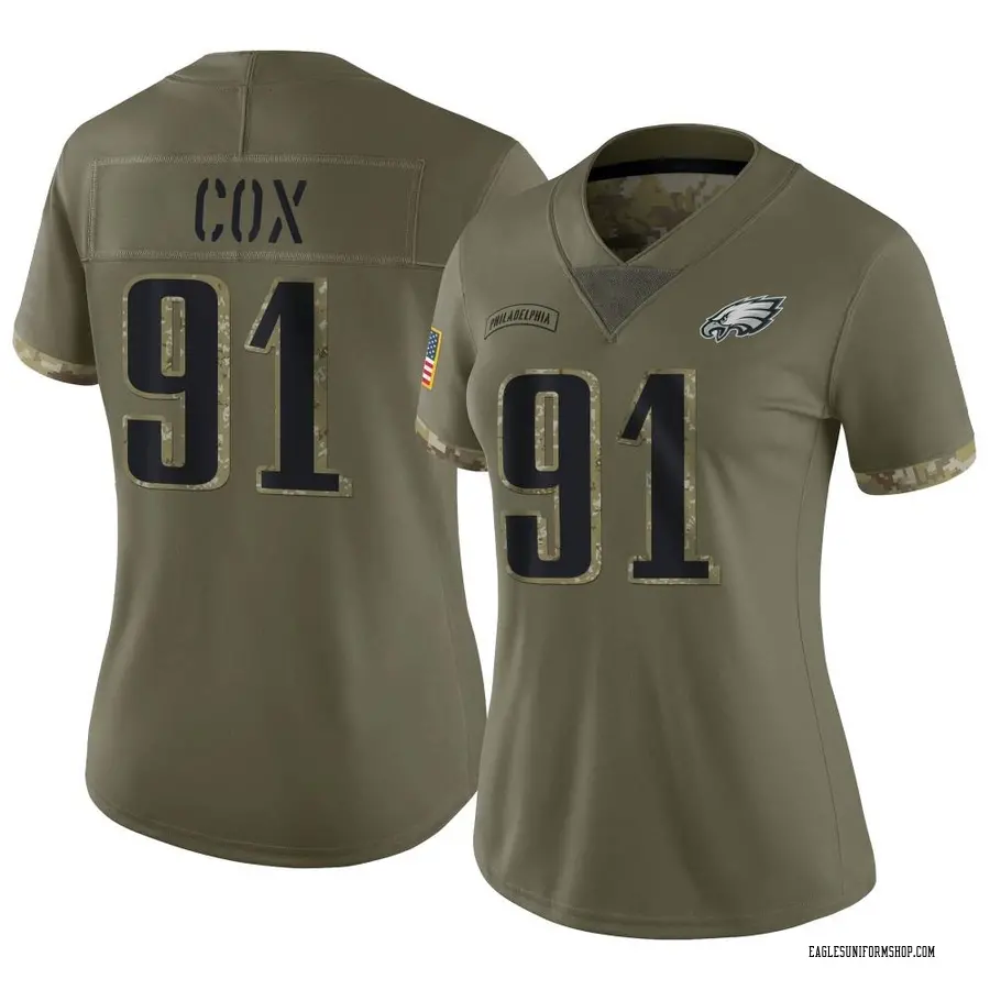 Women's Nike Fletcher Cox Green Philadelphia Eagles Game Jersey