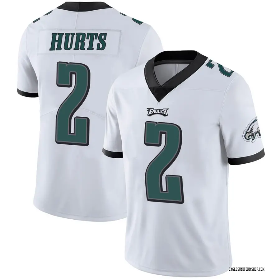 Jalen Hurts Jersey Black White Eagles Limited Vapor Untouchable Men