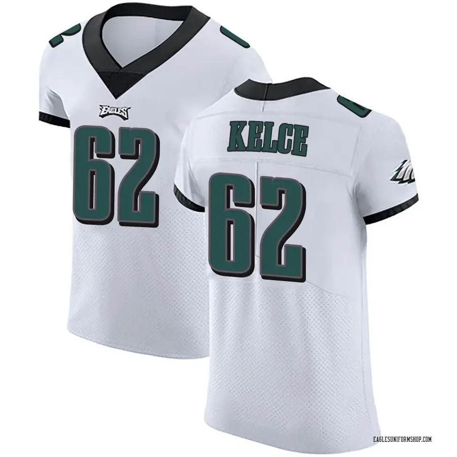 Jason Kelce Men's Philadelphia Eagles Nike Vapor Untouchable Jersey -  Limited White