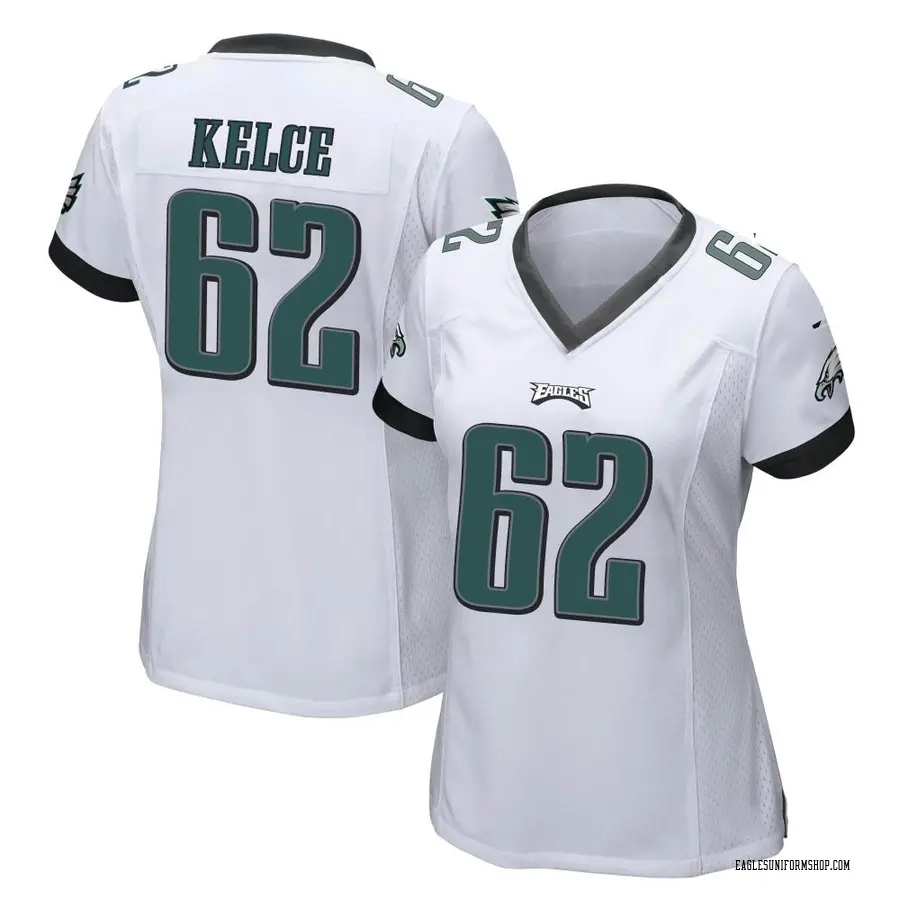 Women's Nike Jason Kelce Green Philadelphia Eagles Game Jersey