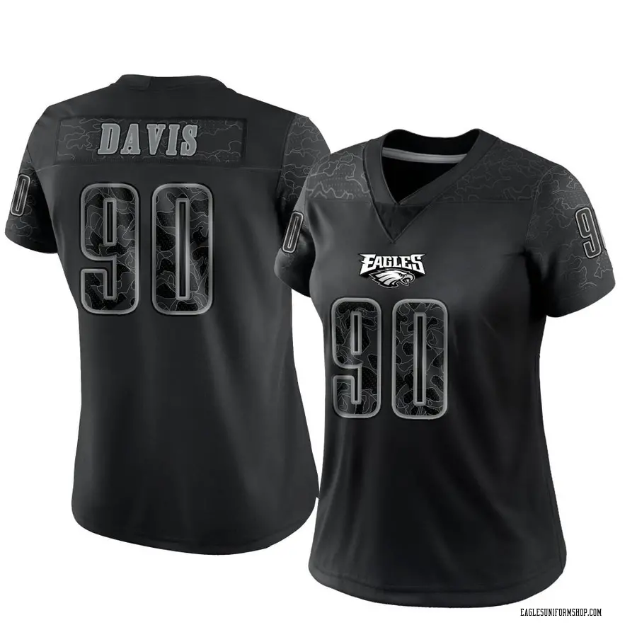 Women's Nike Jordan Davis Black Philadelphia Eagles Player