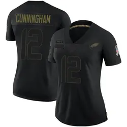 Limited Women's Randall Cunningham White Road Jersey - #12 Football Philadelphia  Eagles 100th Season Vapor Untouchable Size S