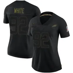 Limited Men's Reggie White White Road Jersey - #92 Football Philadelphia  Eagles 100th Season Vapor Untouchable Size 40/M