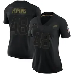 Authentic Men's Wes Hopkins White Road Jersey - #48 Football Philadelphia Eagles  Throwback Size 40/M